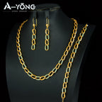 ChooseMe Zirconia Gold Plated Bridal Set