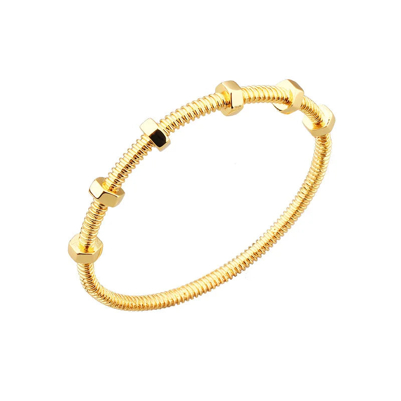 jewelry Luxury Geometry Cubic Ziron Bracelets Engagement Bridal Finger Rings Jewelry copper Classic Lady Gift