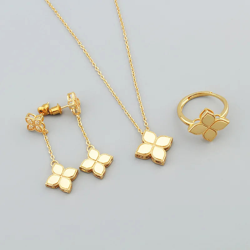 Luxurious simple Copper Necklace Women Crystal Pendant Choker Statement Necklace Lady Fashion Jewelry
