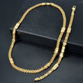 ChooseMe Dubai Hip Hop 18K Gold-Plated Link Chain Choker & Bracelet Set