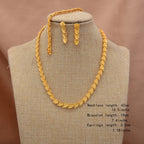 ChooseMe Gold-Color Trendy African Arabian Charm Wedding Jewelry Set