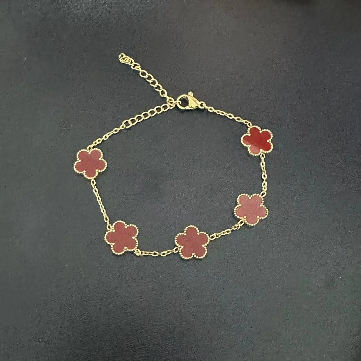 Stainless Steel Non Fading Minimalist Creative Plant Live Leaf Petal Flower Pendant Necklace Earrings Bracelet Jewelry Set