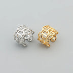 Bague de luxe en cuivre pour femme, ras du cou en cristal, bague spectaculaire, bijoux de mode pour femme, bijoux de mariage pour femme
