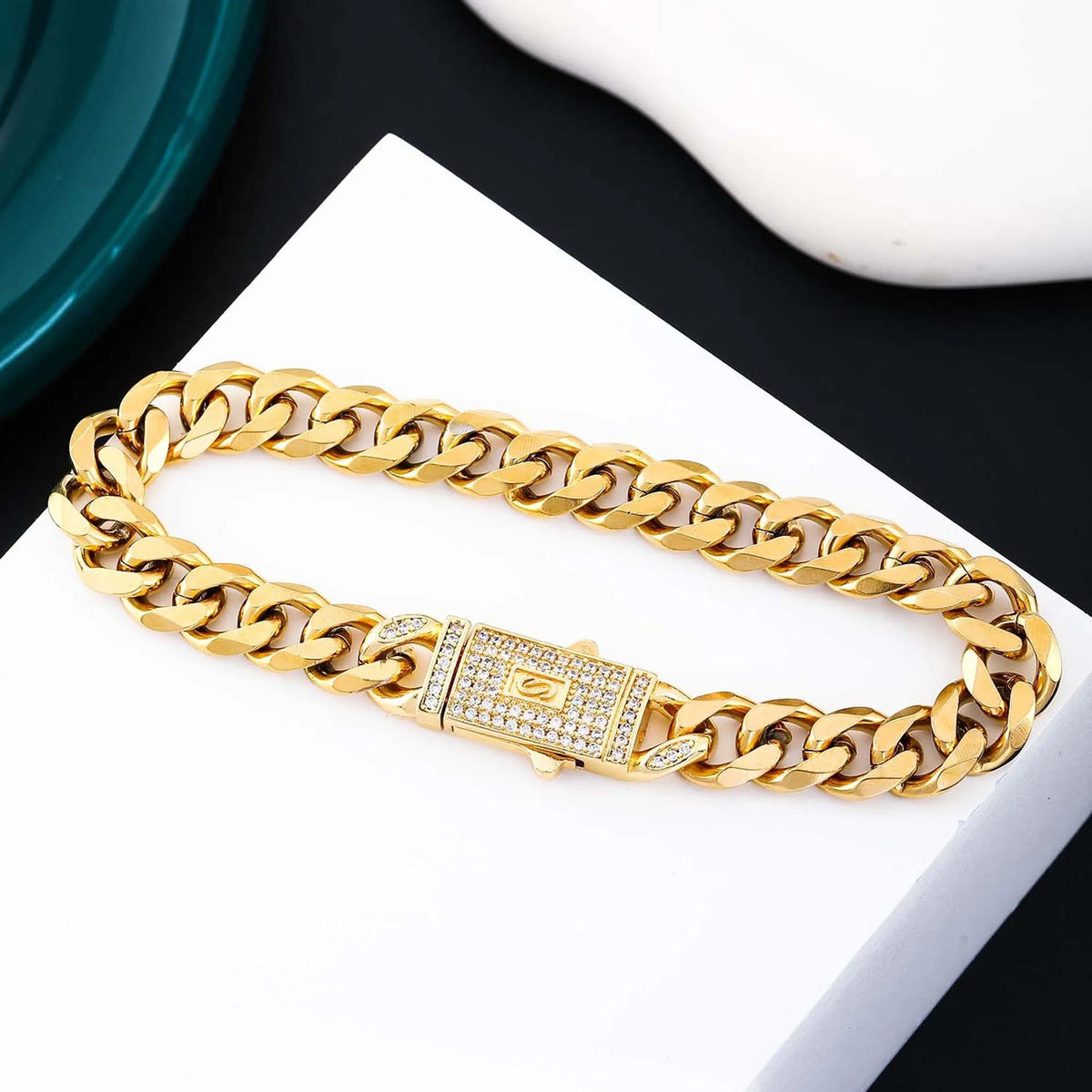 ChooseMe Hip Hop Monaco Miami Cuban Link Bracelet