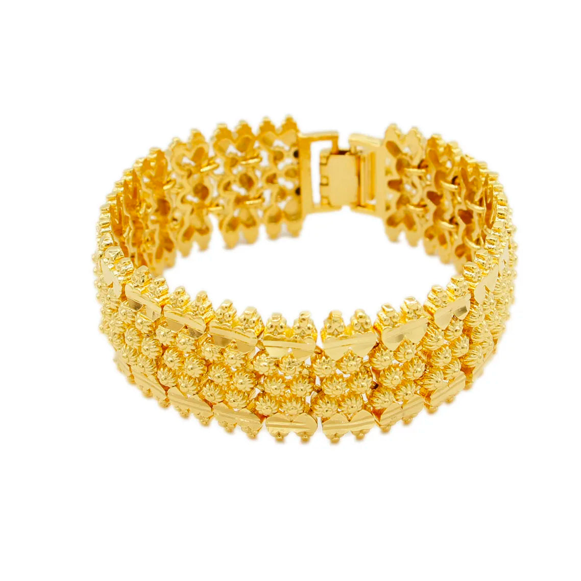 Adixyn(4 desigh)Luxury Gold Color Dubai Chain Link Bracelets For Women Men African Ethiopian Bangles Wedding Jewelry Party Gifts