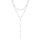 Double Layered Long Tassel Choker
